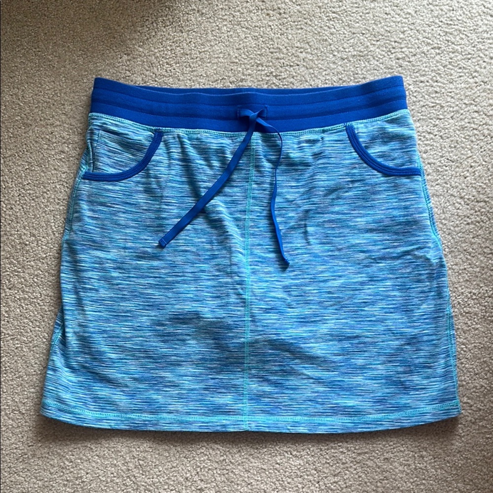 T by Talbots Blue Casual Women's Skirt with attached briefs